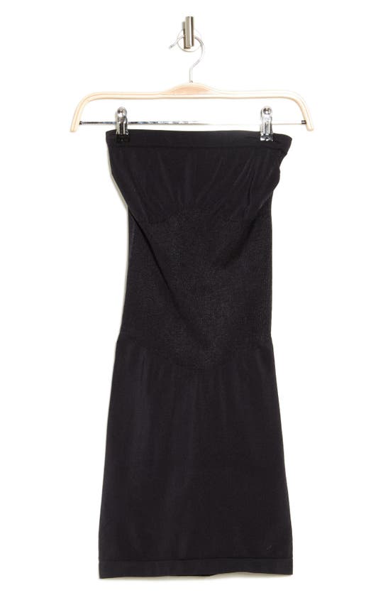 Shop Wishlist Strapless Knit Minidress In Black