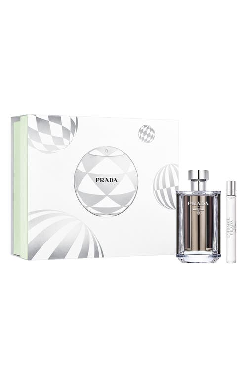 Prada L'homme Eau De Toilette 2-piece Gift Set $150 Value In No Color