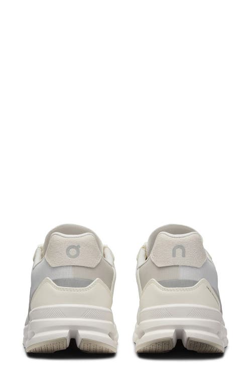 On Cloudrift Sneaker In White/frost