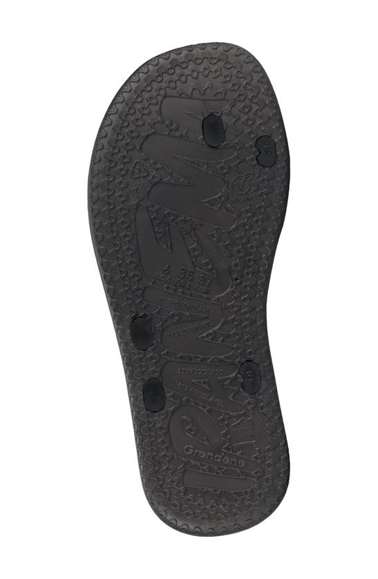 Shop Ipanema Meu Sol Rasteira Textured Toe Loop Sandal In Black