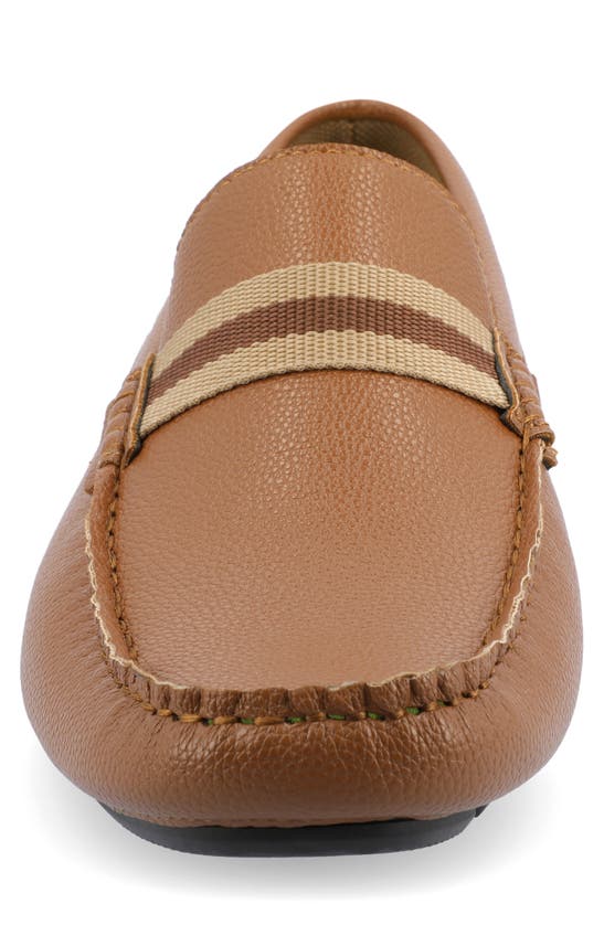 Vance Co. Griffin Tru Comfort Slip-on Driver In Cognac