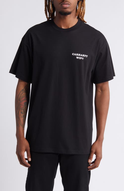 Carhartt Work Progress Isis Maria Dinner Organic Cotton Graphic T-Shirt Black at Nordstrom,