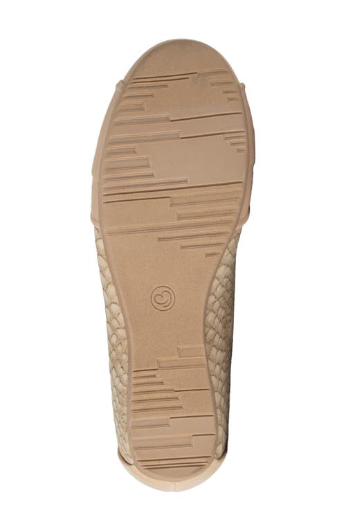 Baretraps Mabely Womens Faux Leather Embellished Ballet Flats In Camel