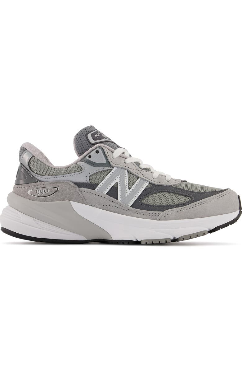 New Balance Made in USA 990 v6 Sneaker, Alternate, color, Grey/ Grey