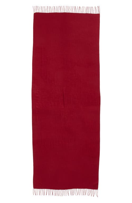 Shop Nordstrom Tissue Weight Wool & Cashmere Scarf In Red Grape