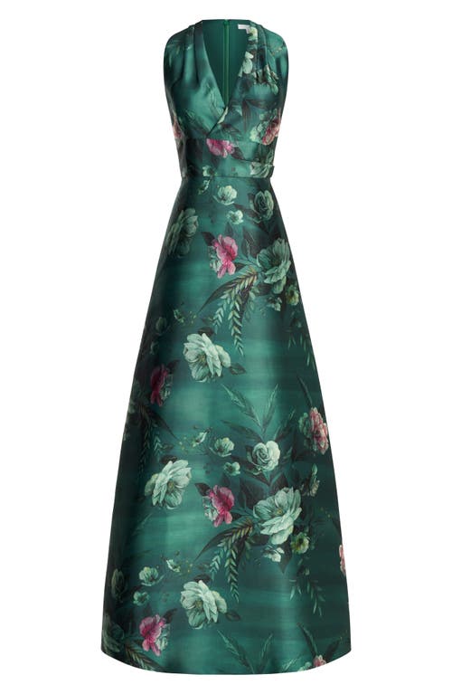 Shop Kay Unger Rosalind Gown In Light Emerald