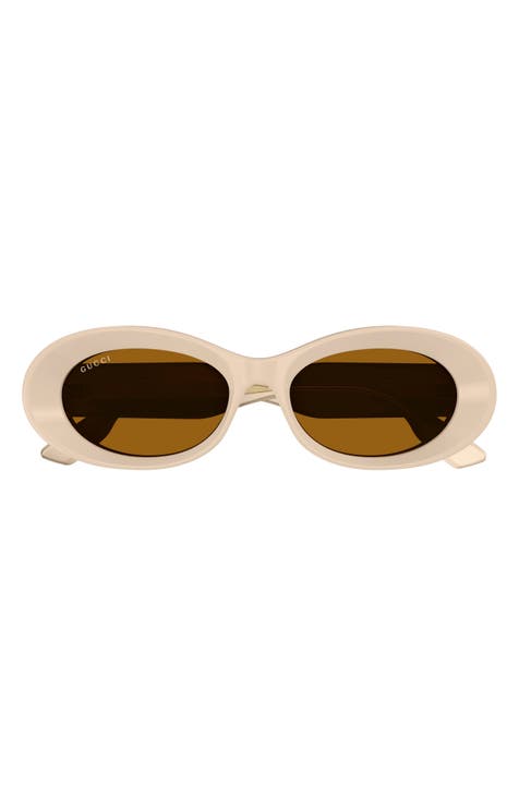 54mm Oval Sunglasses