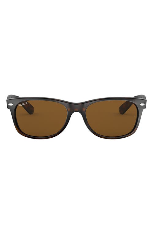 Ray-Ban New Wayfarer 55mm Rectangular Sunglasses in Tortoise at Nordstrom