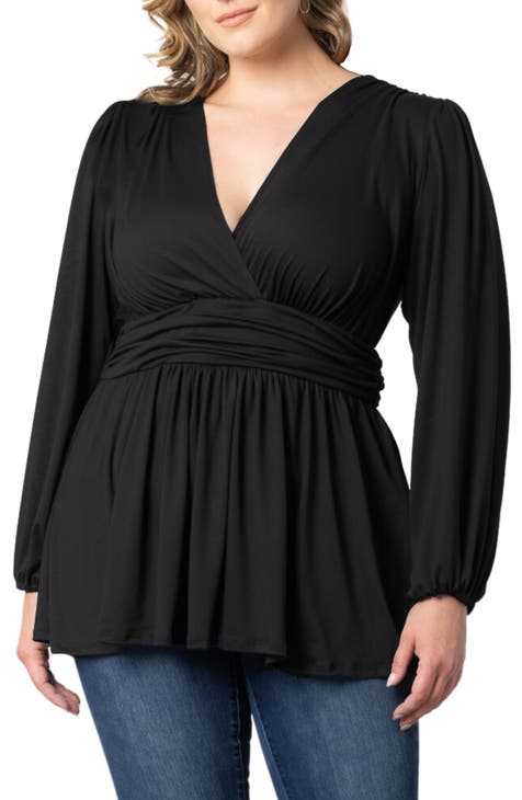 Leah Gathered Top (Plus Size)