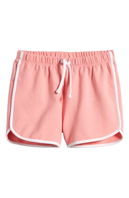 Tucker + Tate Kids' Dolphin Hem Cotton Shorts in Pink Dianthus