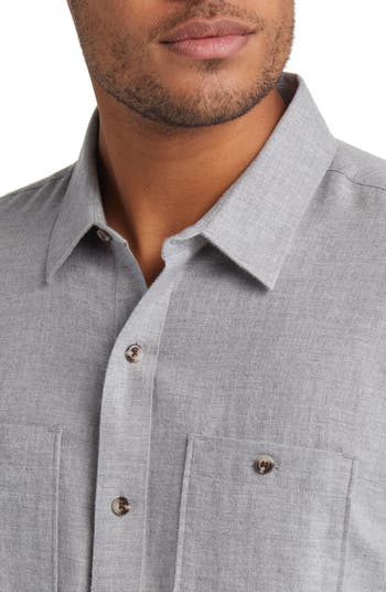 CLOUD FLANNEL BUTTON-UP