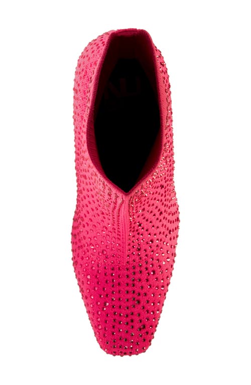 Ninety Union Barb Round Heel Bootie In Fuchsia