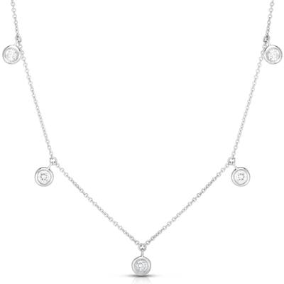 Roberto Coin 5-Station Diamond Necklace