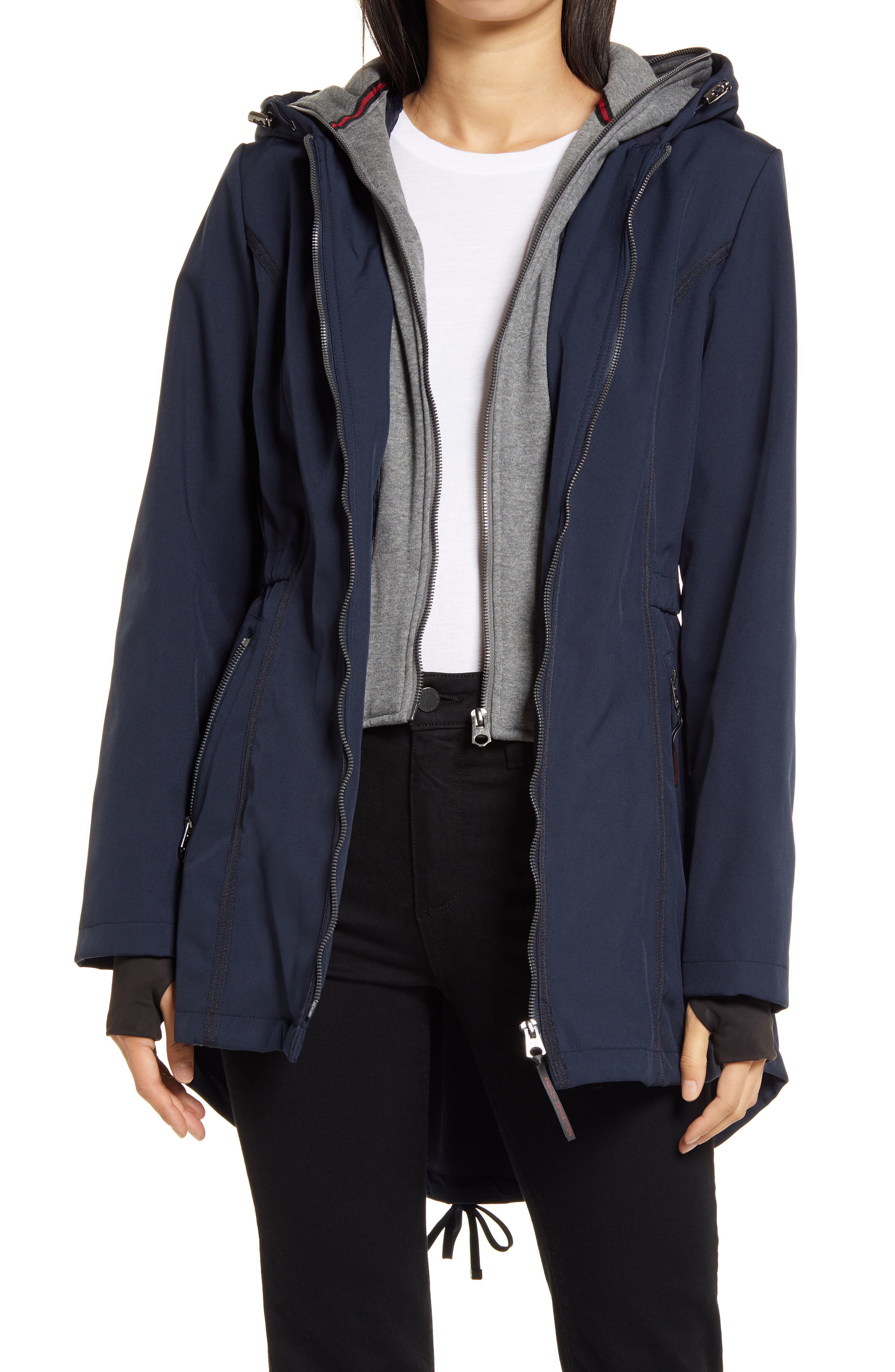 french connection rain jacket