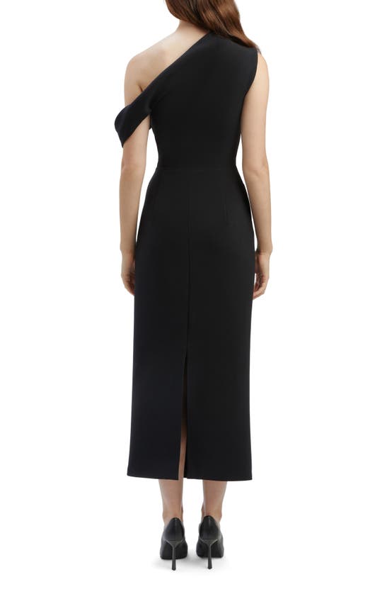 Shop Bardot Maeve One-shoulder Gown In Black