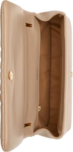 Quilted Leather Lola Zip Wallet in Oat Beige - Women | Burberry® Official