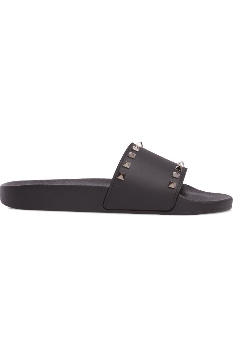 Valentino Garavani Rockstud Slide Sandal, Alternate, color,