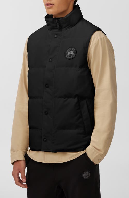 Canada Goose Garson Vest Wool Atlantic Navy In Black