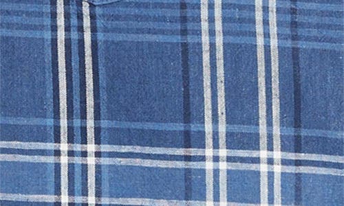 Shop Polo Ralph Lauren Rustic Plaid Linen & Cotton Button-up Shirt In 6421 Indigo Multi