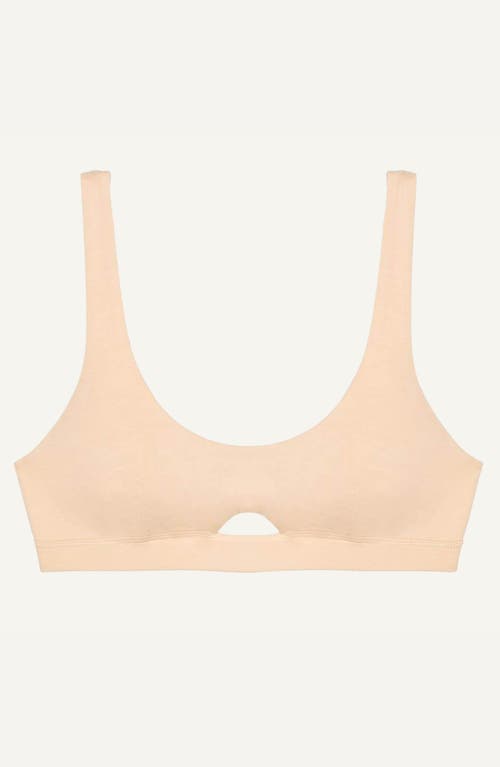 Subset Keyhole Soft Bra In Wheat