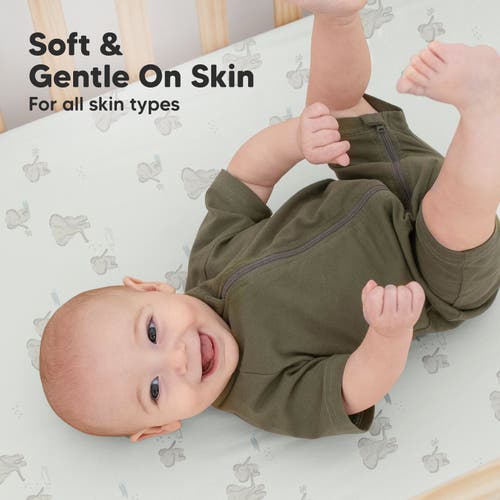 Keababies Soothe Fitted Crib Sheet In Elly