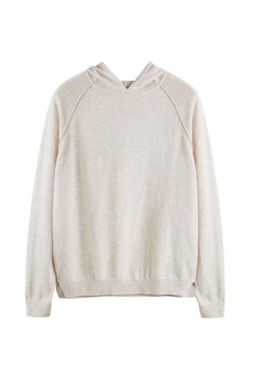 Chinti & Parker Wool Cashmere Luxe Lounge Boxy Hoodie For Women In Oatmeal