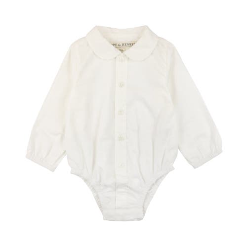 Hope & Henry Baby Organic Bodysuit And Jumper Set, Infant In Berry Tartan Set