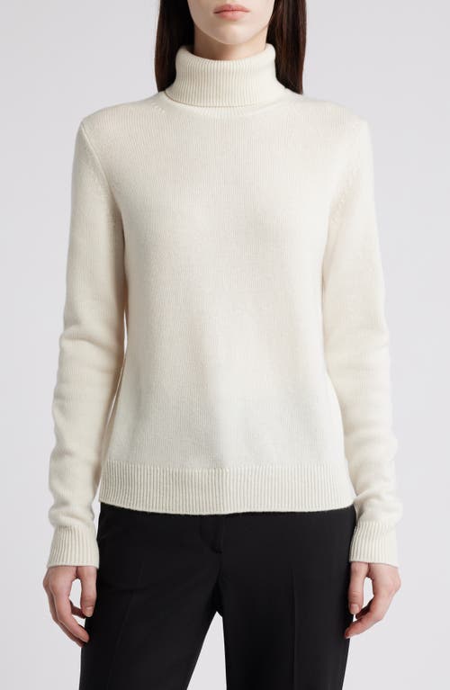 Shop Theory Cashmere Turtleneck Sweater In Ivory