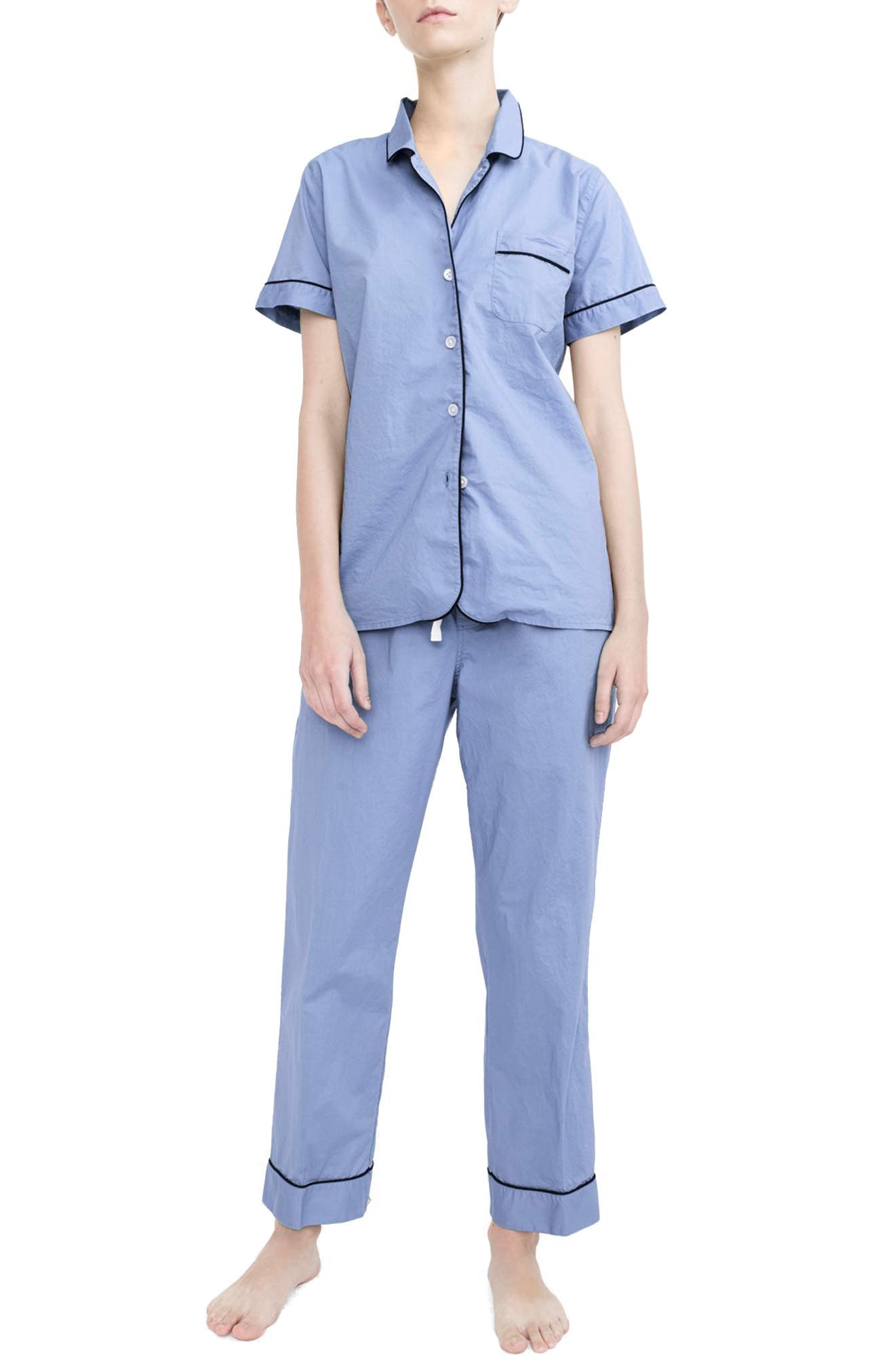 J.crew Vintage Cotton Pajamas, Blue