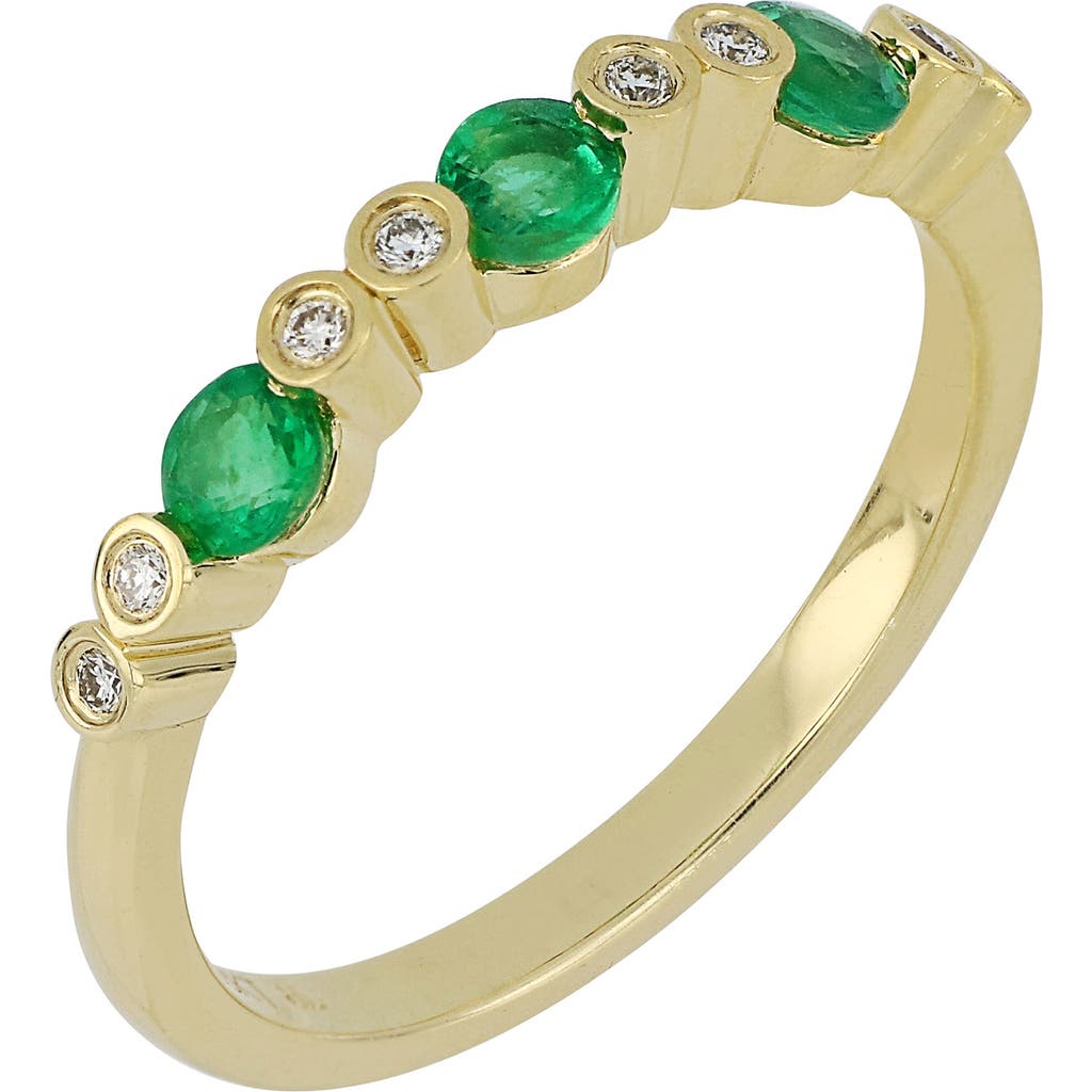 Bony Levy Diamond & Emerald Ring In Gold