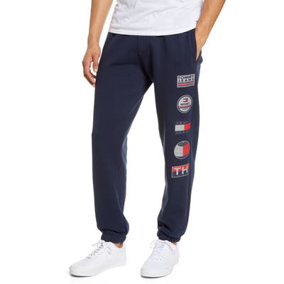 Tommy Jeans Tjm Sport Tech Logo Sweatpants, Blue
