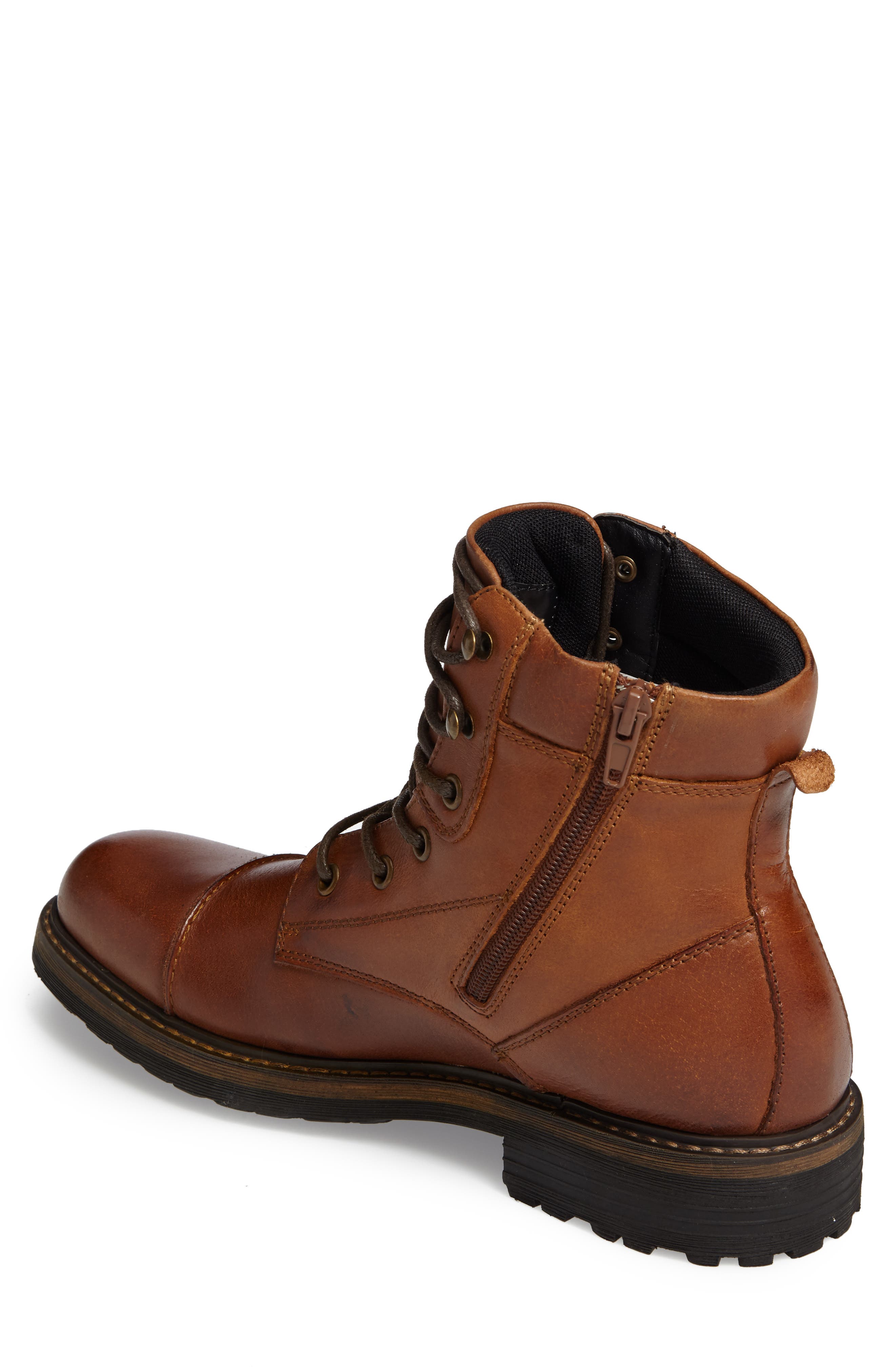 the rail derek cap toe boot