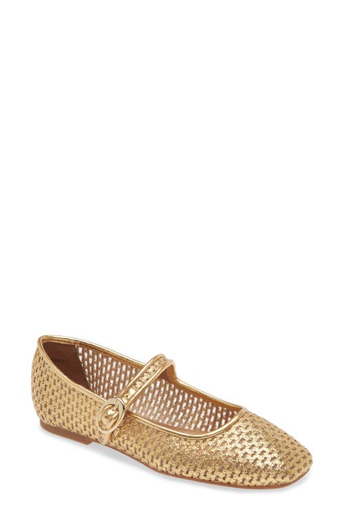 Nordstrom Rack Acinda Flat In Gold Metallic