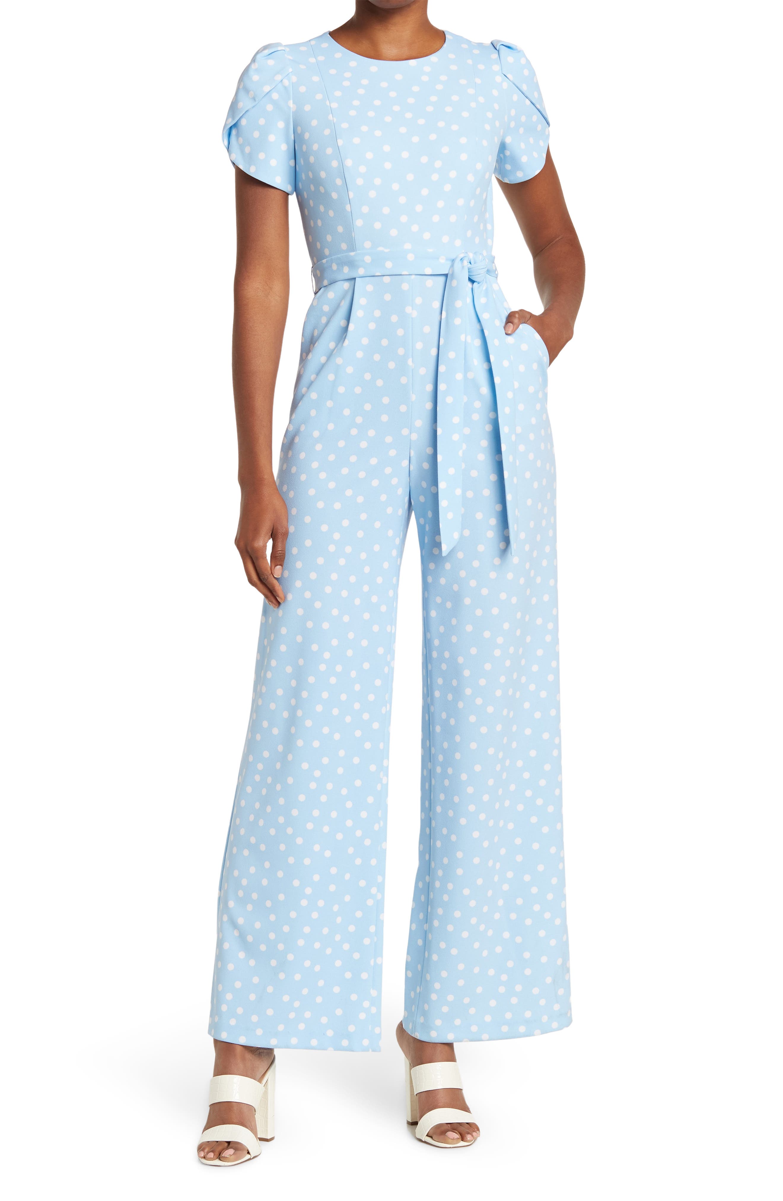 calvin klein polka dot jumpsuits