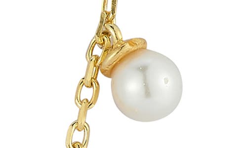 Sphera Milano Cultured Pearl Shaker Chain Necklace In Gold