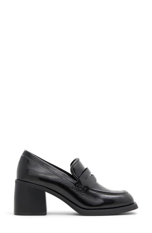 Aldo Naila Penny Loafer Pump In Other Black