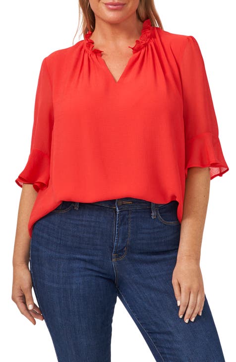 Tumult volleyball Opera Blouse Plus-Size Tops for Women | Nordstrom