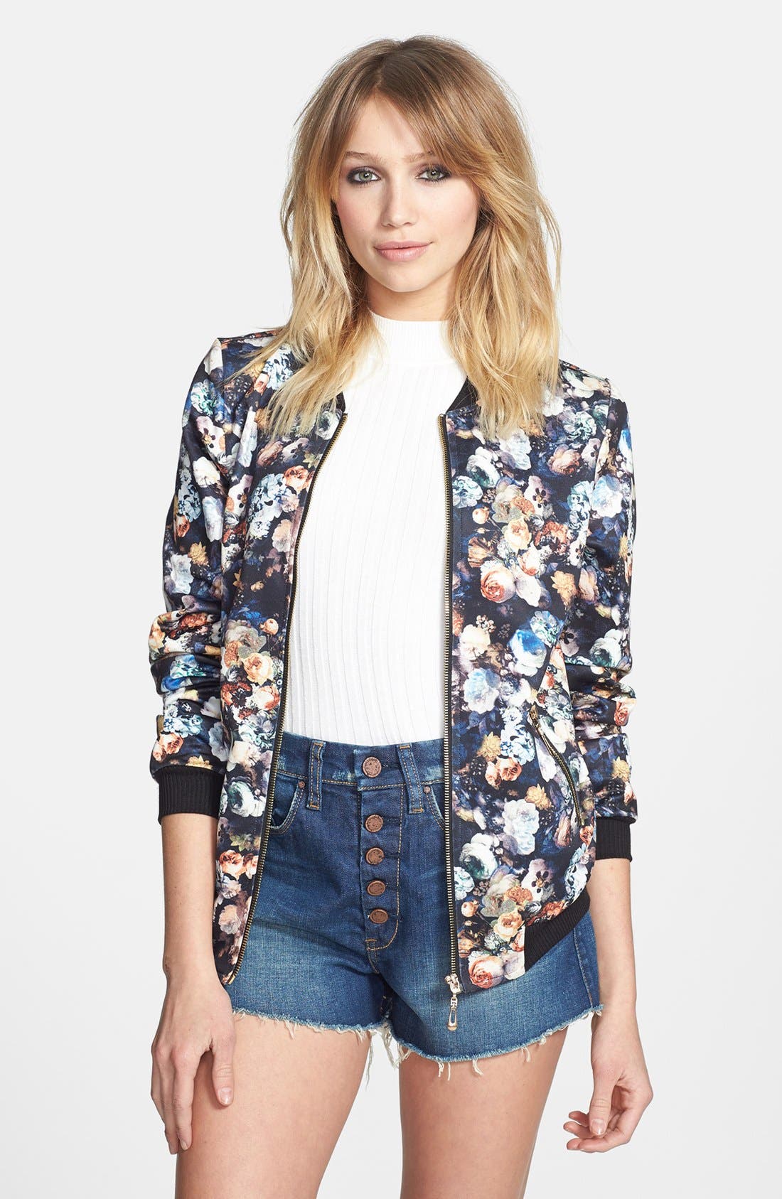 Lark Floral Print Bomber Jacket Nordstrom