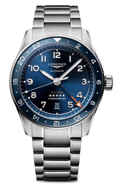 Longines Spirit Bracelet Watch, 42mm in Blue at Nordstrom