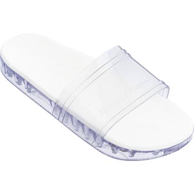 Melissa Slide Rider Sport Slide, White