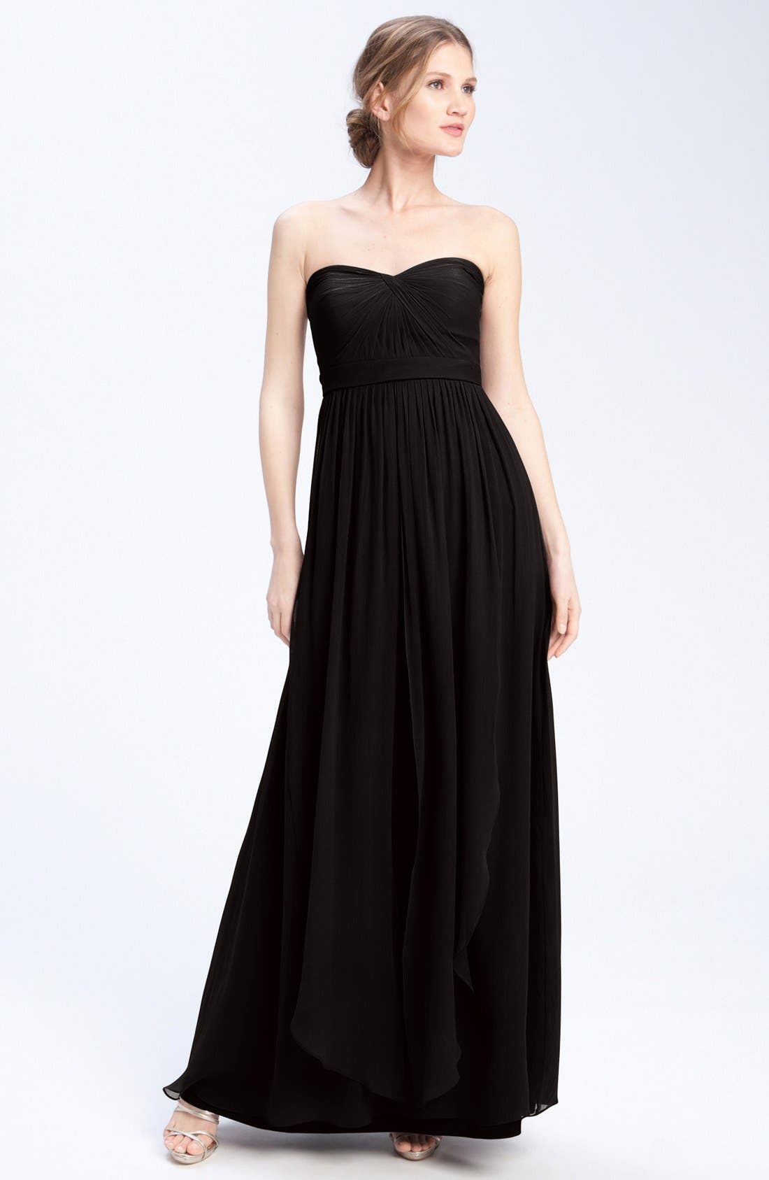 Jenny Yoo Aidan Convertible Strapless Chiffon Gown (Plus Size) Nordstrom