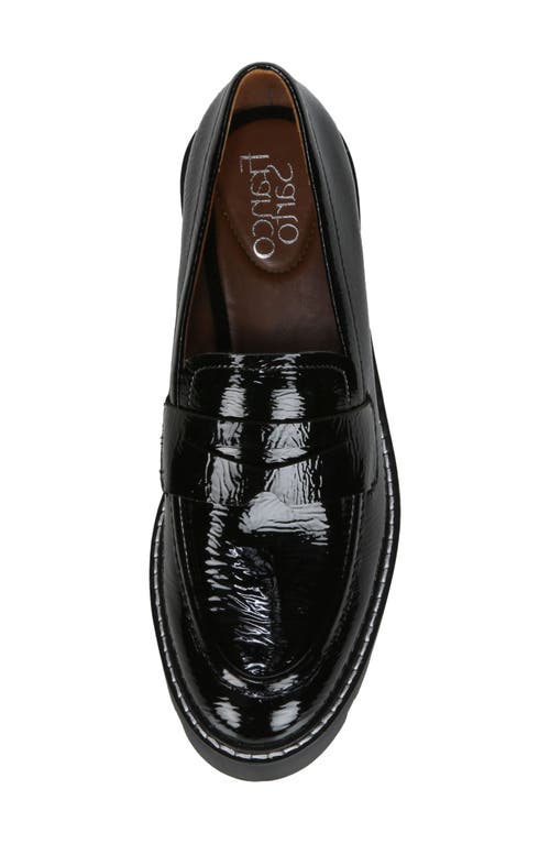 Franco Sarto Balin Platform Loafer In Black Patent