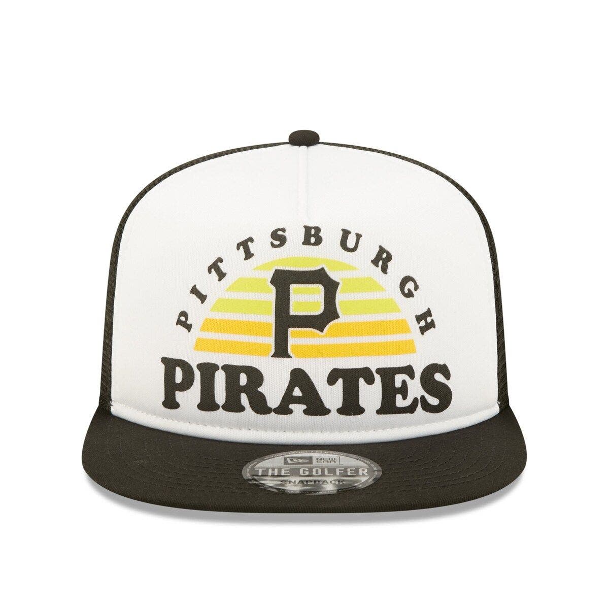 New Era Men's New Era White/Black Pittsburgh Pirates Gradient Golfer