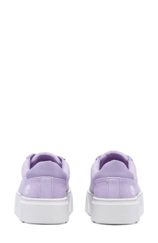 Shop Timberland Laurel Court Platform Sneaker In Light Purple Canvas
