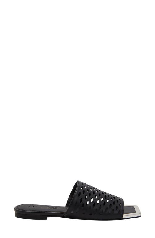 Shop Katy Perry The Caught Up Cutout Slide Sandal In Black