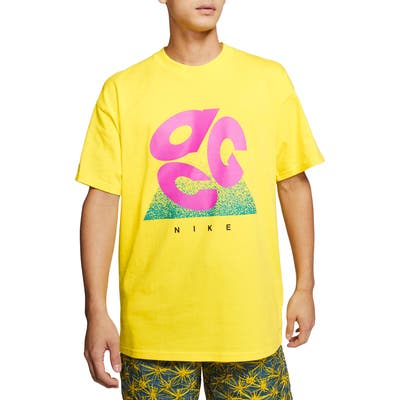 Nike Acg Outdoor T-Shirt, Yellow