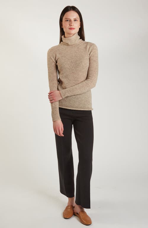 Oyun Kate Funnel Neck Sweater In Fawn