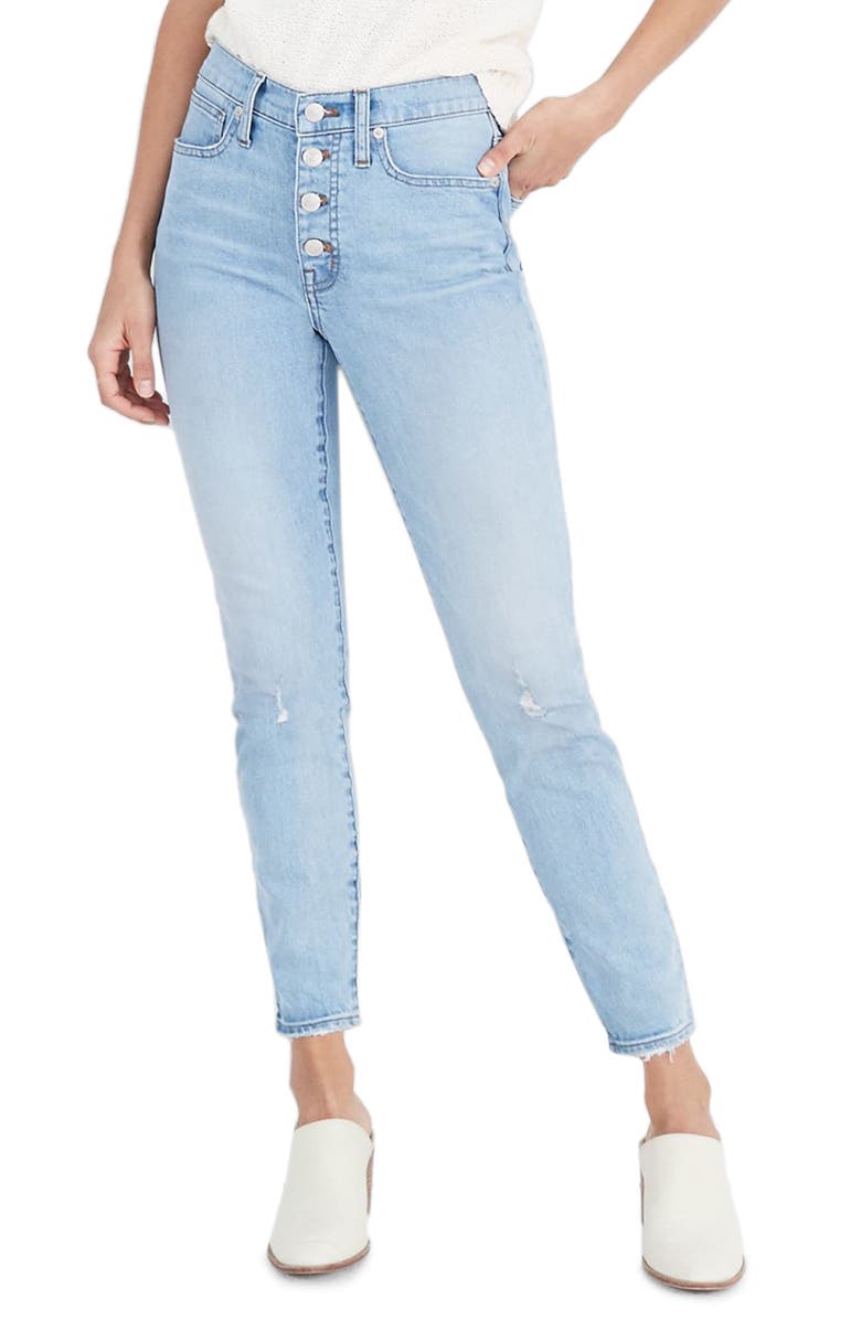 Madewell High Rise Crop Skinny Jeans (Regular & Plus Size) | Nordstrom