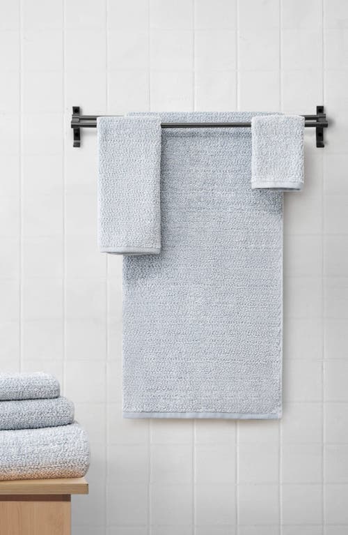 Lucky Brand Luxurious Boucle 6-piece Assorted Towels In Glacier Grey