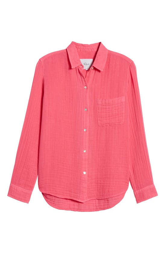 RAILS RAILS ELLIS COTTON GAUZE BUTTON-UP SHIRT